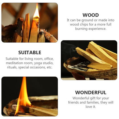 Palo Santo Holy Wood Smudging Sticks (Set of 6) by HitMyNeed
