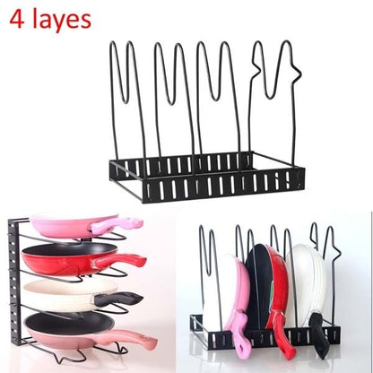 Pan Organizer Kitchen Storage Rack, 5-Tier by HitMyNeed
