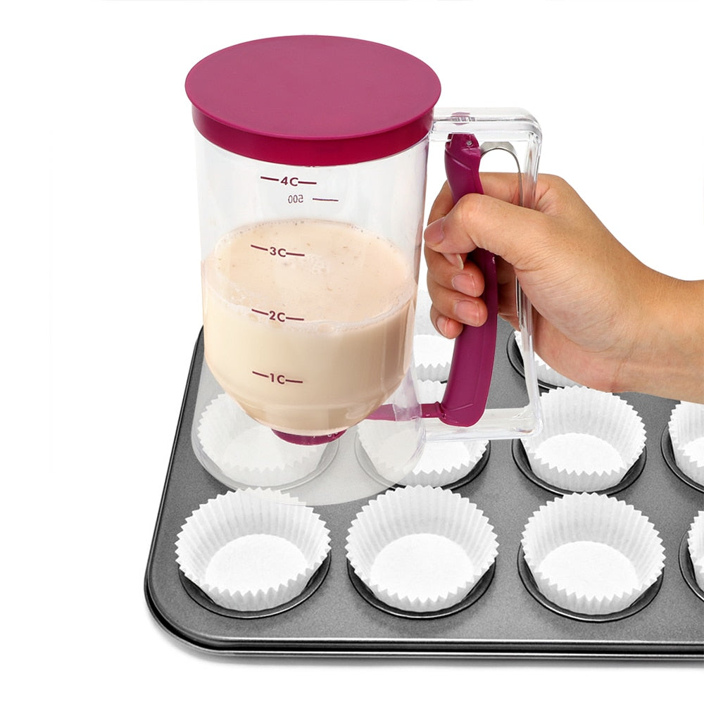 Pancake Batter Dispenser and Measuring Tool 900ml by HitMyNeed