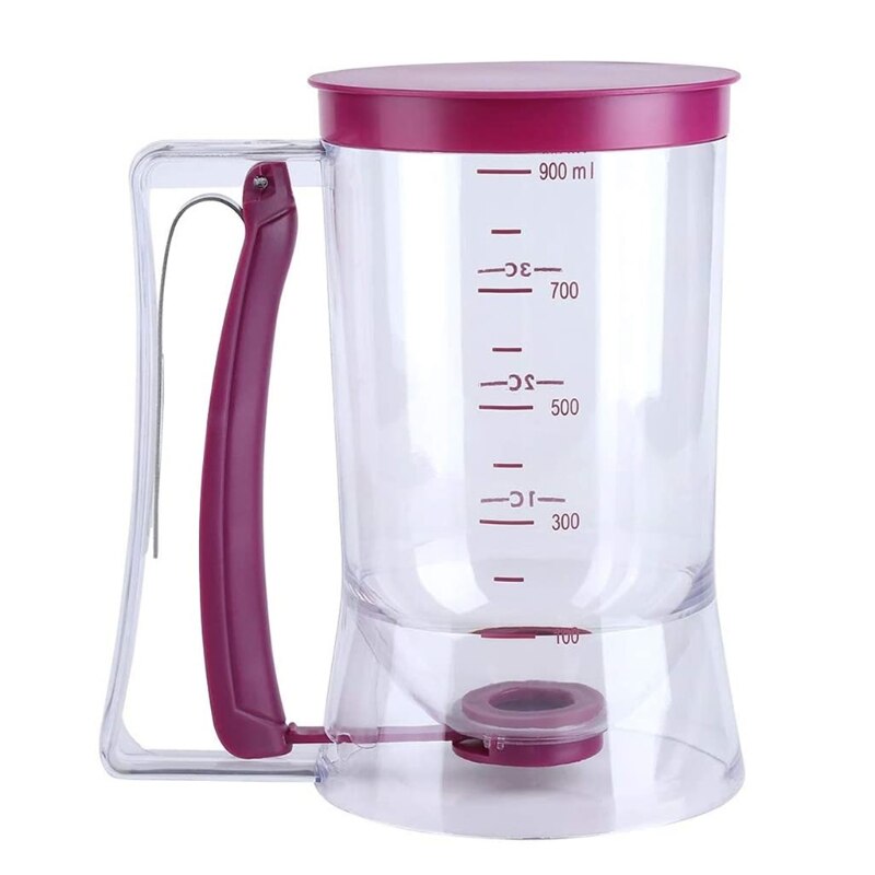 Pancake Batter Dispenser with Measuring Scale 900ml by HitMyNeed