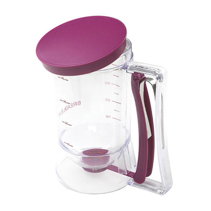 Pancake Batter Dispenser with Measuring Scale 900ml by HitMyNeed
