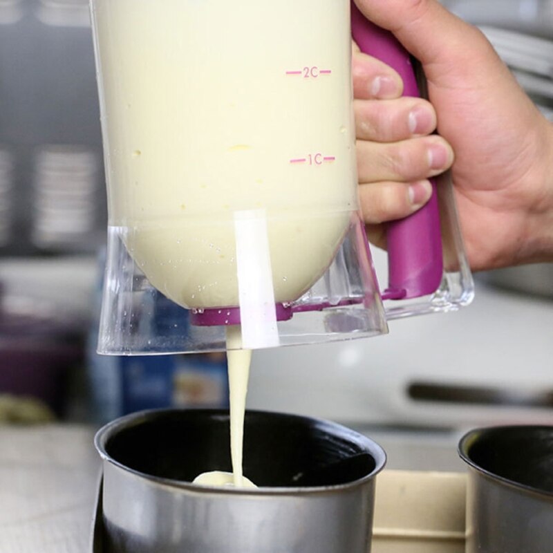 Pancake Batter Dispenser with Measuring Scale 900ml by HitMyNeed