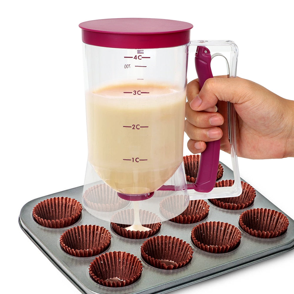 Pancake Batter Dispenser with Precision Pour Control by HitMyNeed