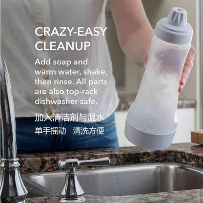 Pancake Batter Squeeze Bottle with Blender Ball by HitMyNeed