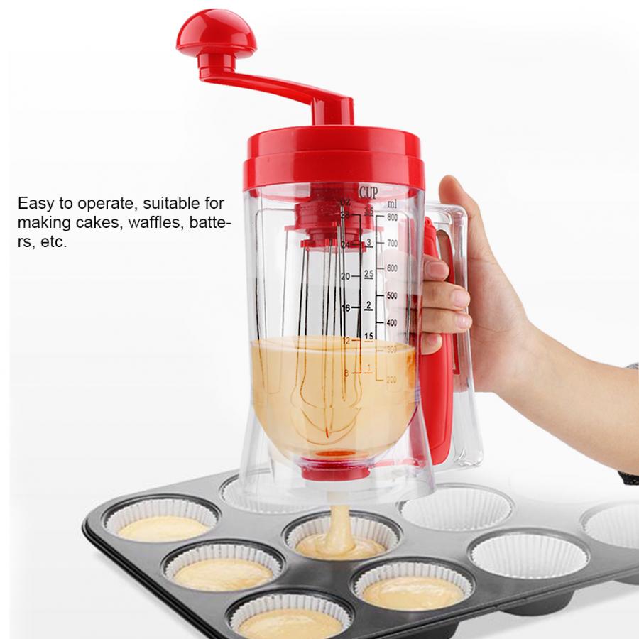 Pancake Mixer and Batter Dispenser 800ml by HitMyNeed
