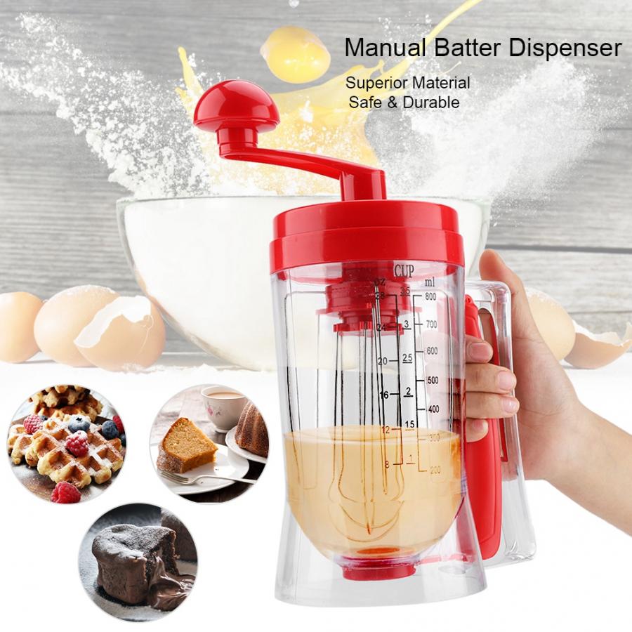 Pancake Mixer and Batter Dispenser 800ml by HitMyNeed