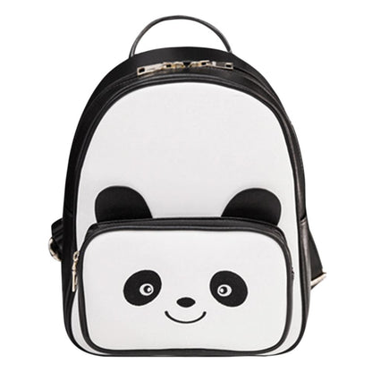 Panda Backpack Women's Casual PU Leather Bag by HitMyNeed
