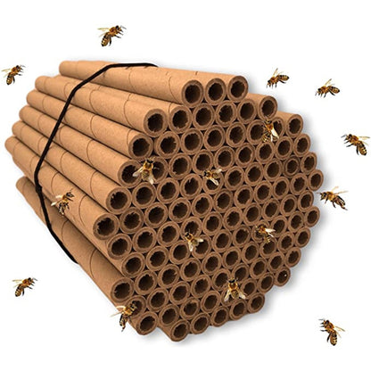Paper Bee Nesting Tubes 152mm (Pack of 50) by HitMyNeed