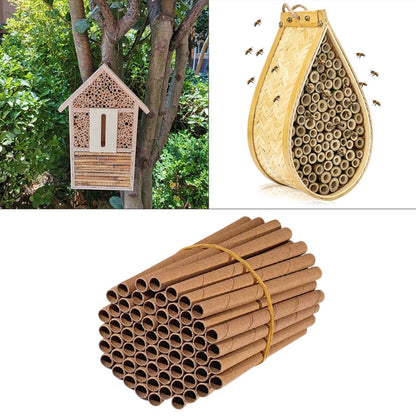 Paper Bee Nesting Tubes 152mm (Pack of 50) by HitMyNeed