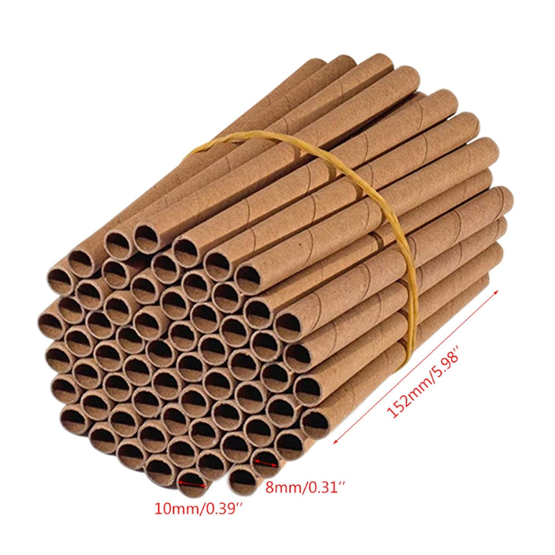 Paper Bee Nesting Tubes 152mm (Pack of 50) by HitMyNeed