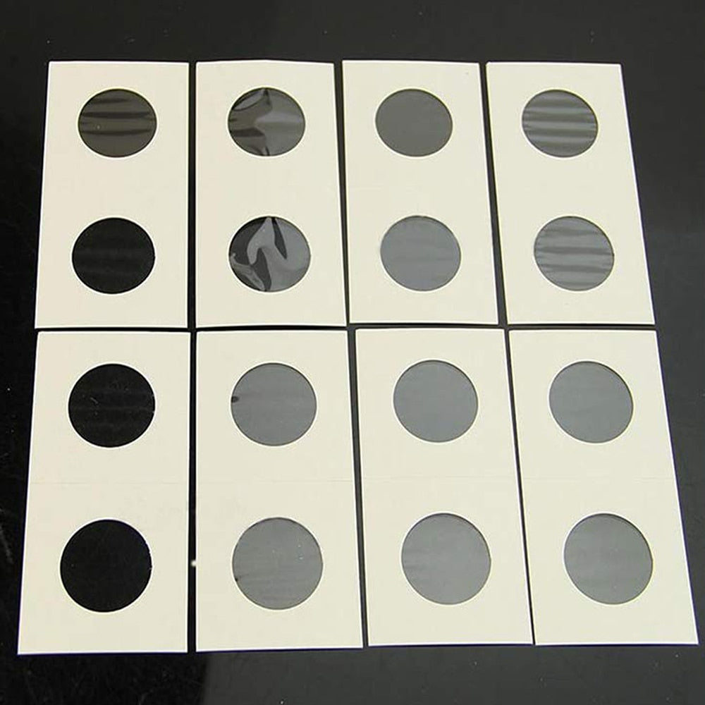 Paper Cardboard Coin Holders 100-Pack by HitMyNeed