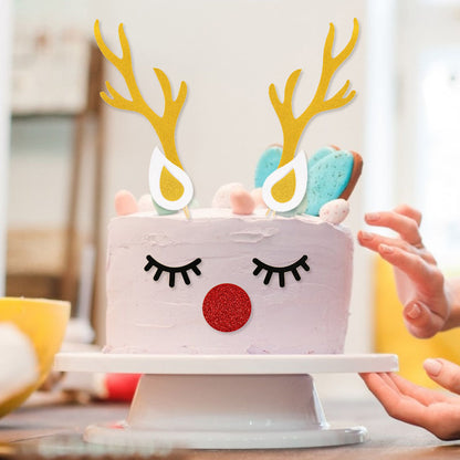 Paper Deer Antler Cake Topper Set by HitMyNeed