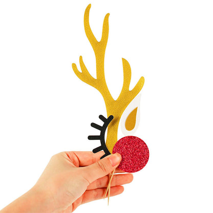 Paper Deer Antler Cake Topper Set by HitMyNeed