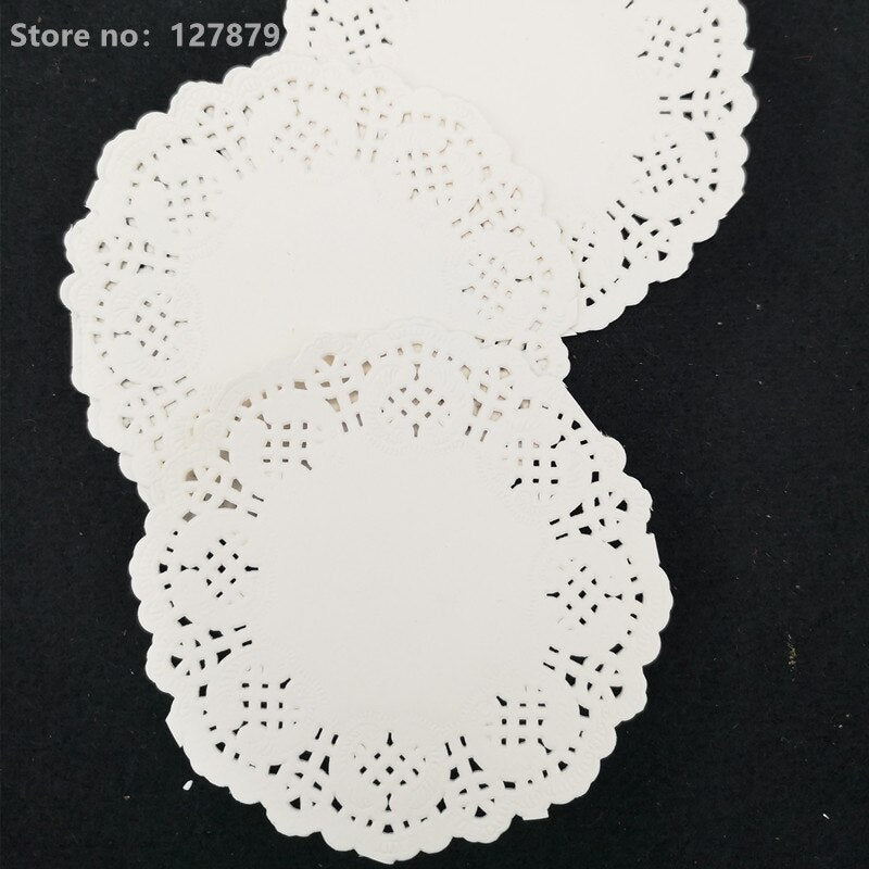 Paper Lace Doily Drink Coasters (100 Pack) by HitMyNeed