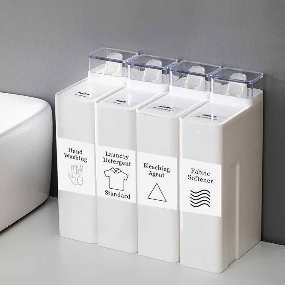 Paper Laundry Jar Labels Set (10 Pieces) by HitMyNeed