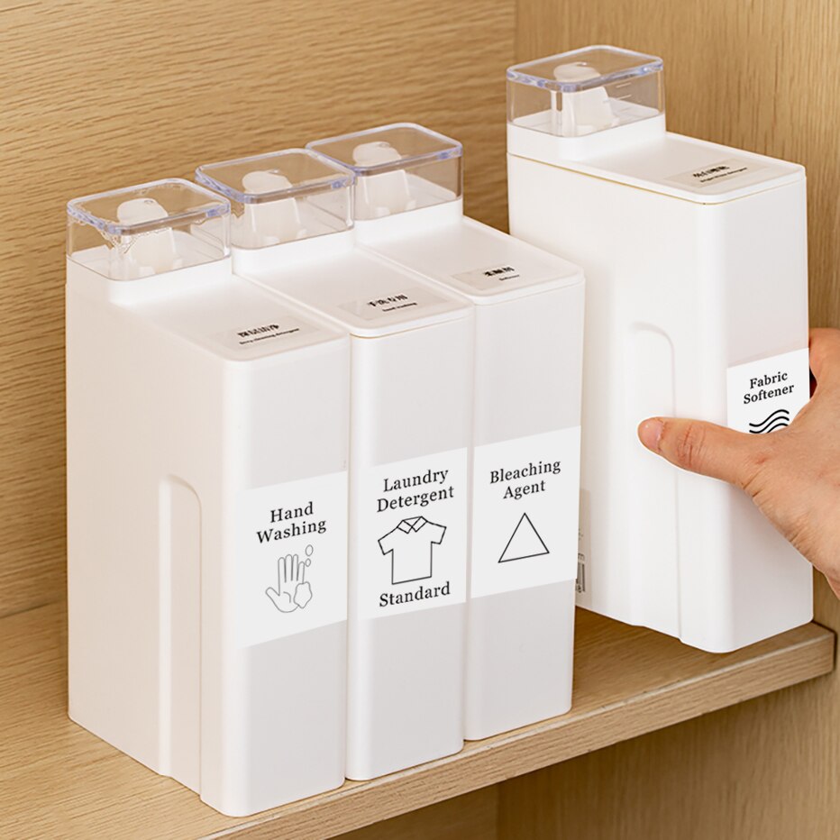 Paper Laundry Jar Labels Set (10 Pieces) by HitMyNeed