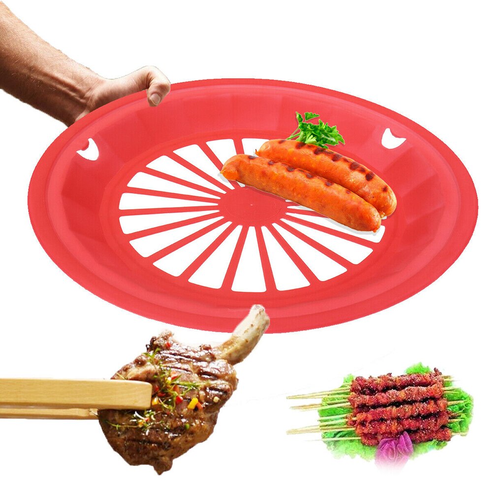 Paper Plate Holders Set of 10, 27 cm Plastic Rims by HitMyNeed