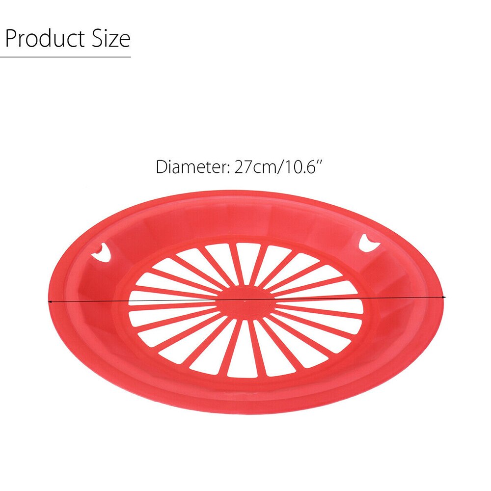 Paper Plate Holders Set of 10, 27 cm Plastic Rims by HitMyNeed