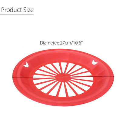 Paper Plate Holders Set of 10, 27 cm Plastic Rims by HitMyNeed