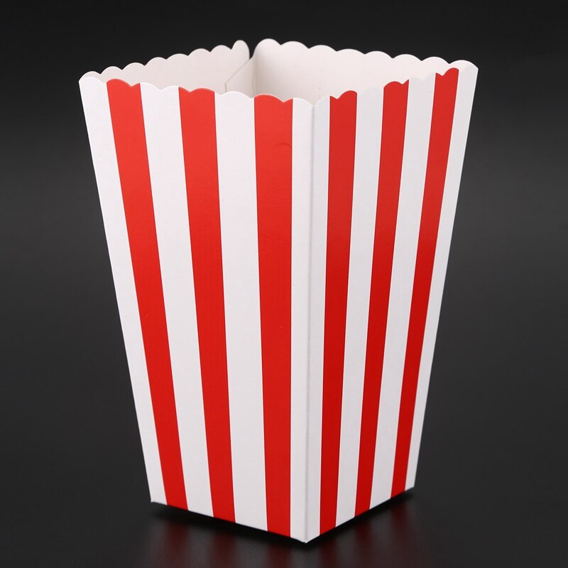 Paper Small Popcorn Boxes 12-Pack by HitMyNeed