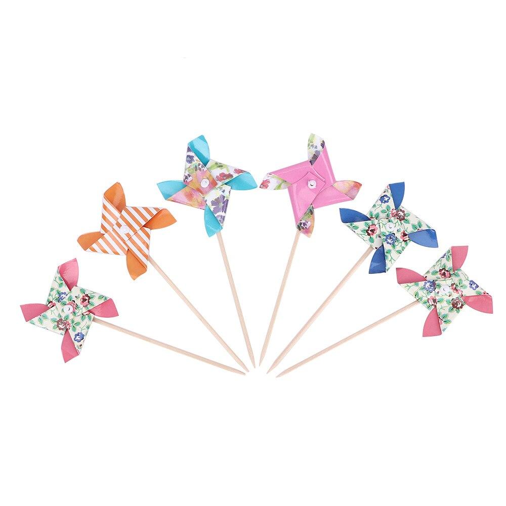 Paper Windmills Party Decorations Set of 24 by HitMyNeed