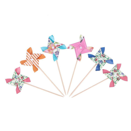 Paper Windmills Party Decorations Set of 24 by HitMyNeed