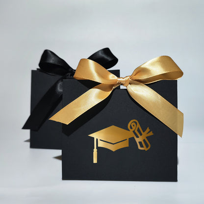 Paperboard Graduation Gift Boxes with Handle by HitMyNeed