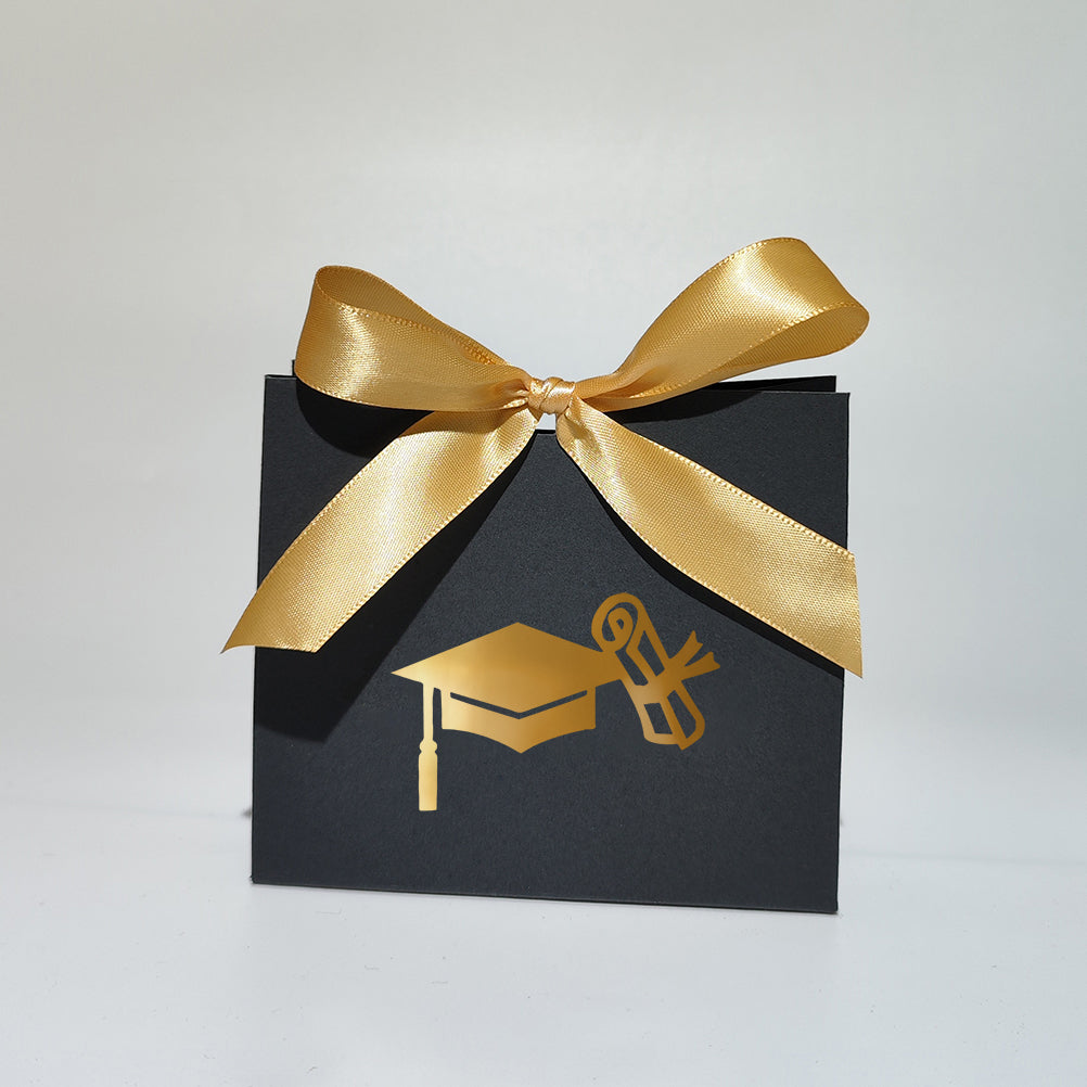 Paperboard Graduation Gift Boxes with Handle by HitMyNeed