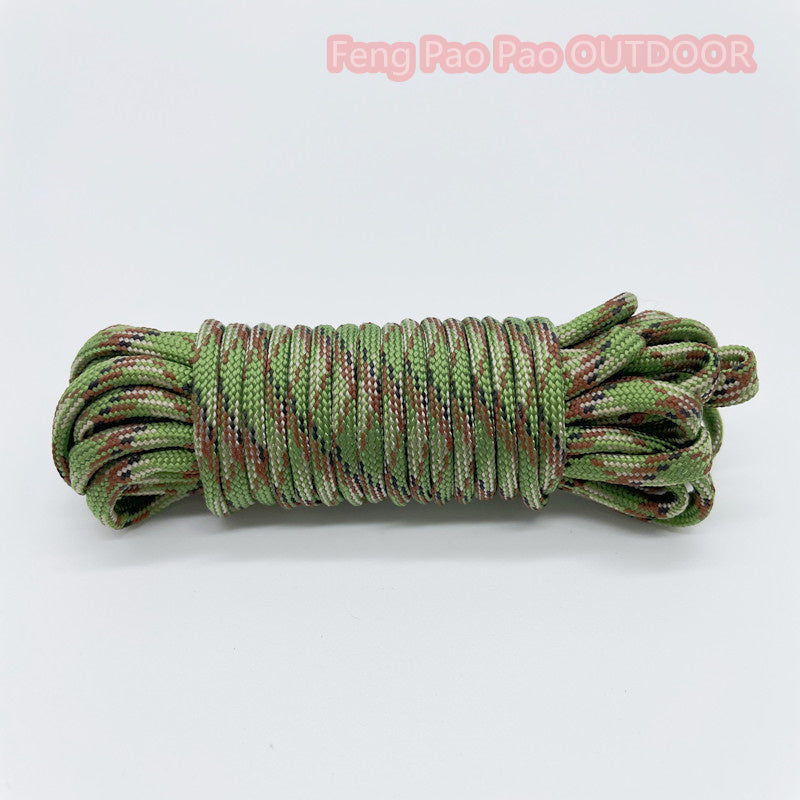 Paracord Rope 550lb for Camping and Hiking green-camouflage 15m by HitMyNeed