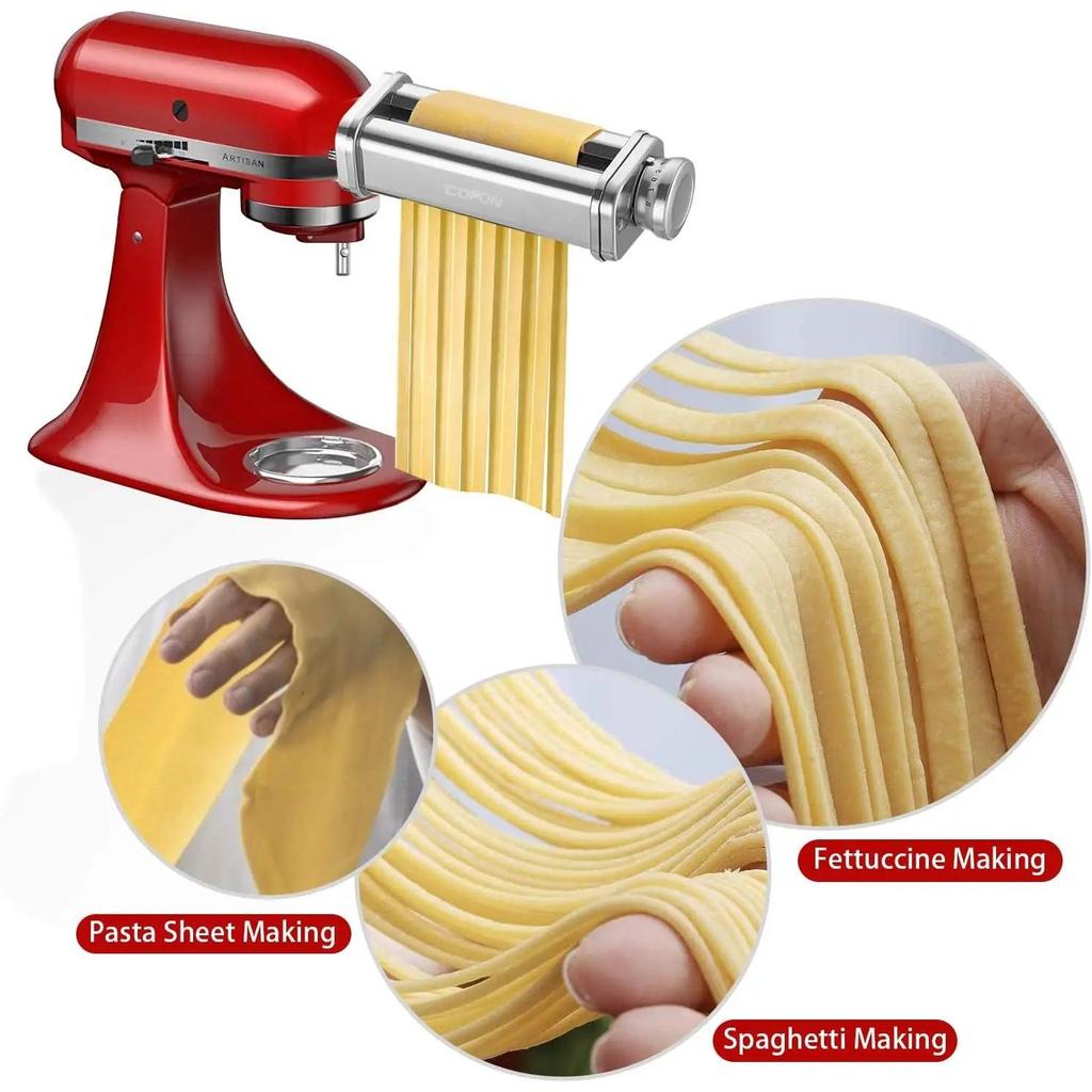 Pasta Attachment Set for KitchenAid Stand Mixers by HitMyNeed