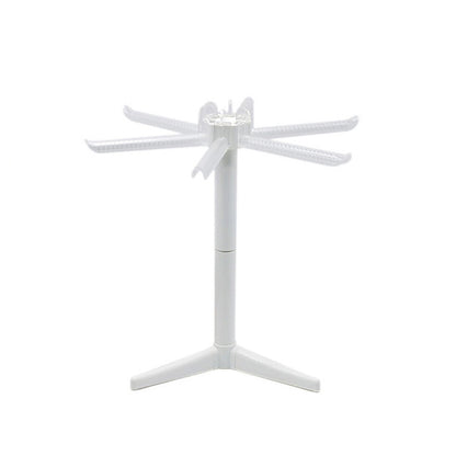 Pasta Drying Rack with 5 Arms, 360° Rotating Stand by HitMyNeed