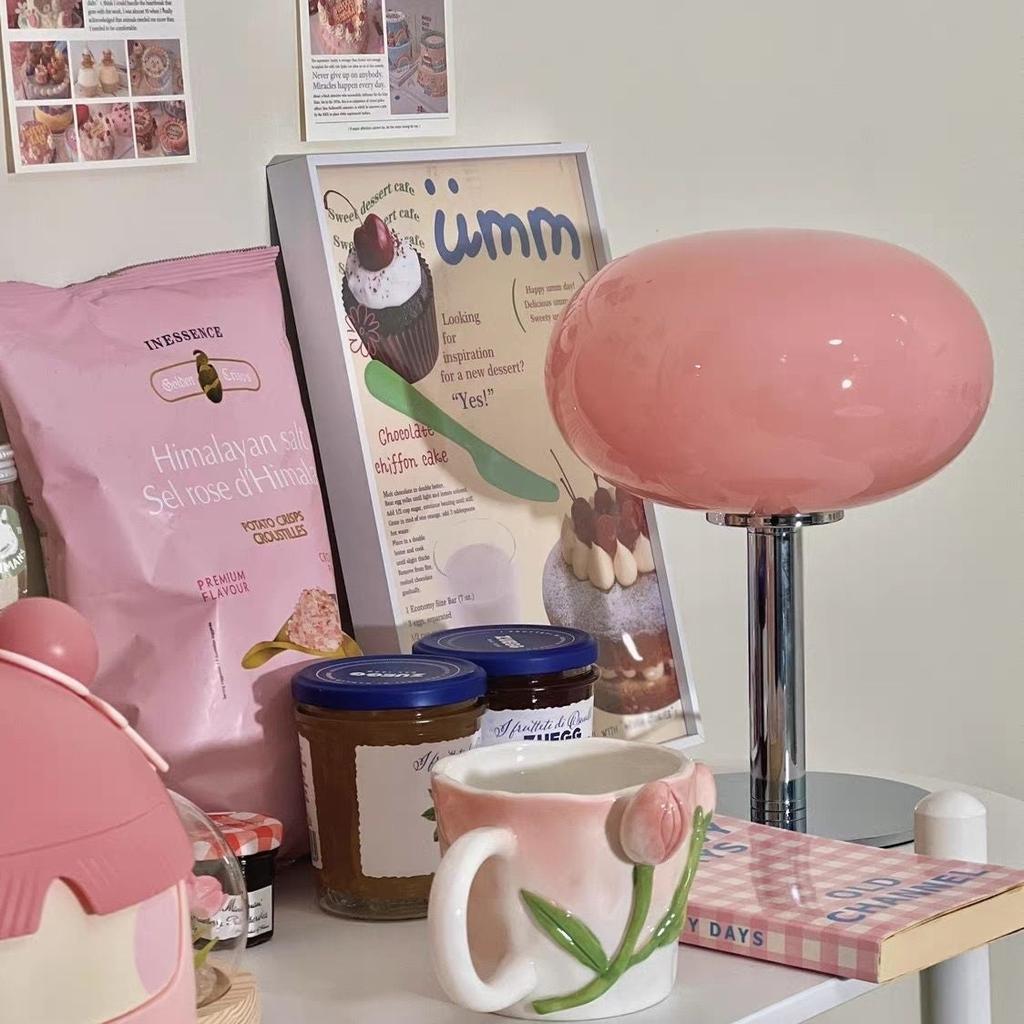 Pastel Minimalist Lollipop Table Lamp USB Dimmable by HitMyNeed