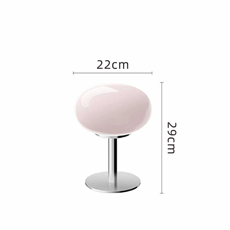 Pastel Minimalist Lollipop Table Lamp USB Dimmable pink by HitMyNeed