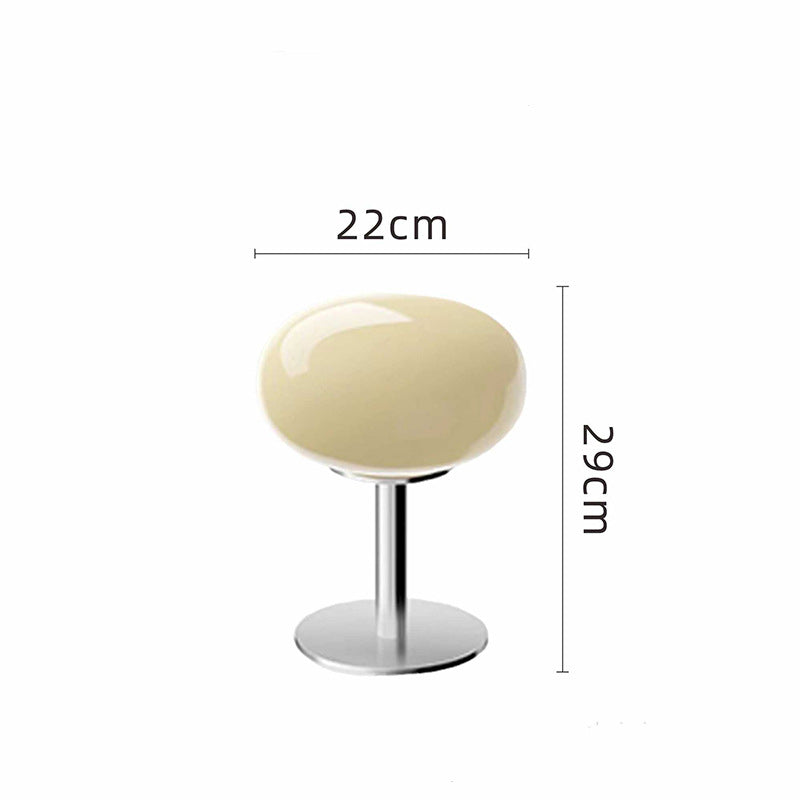 Pastel Minimalist Lollipop Table Lamp USB Dimmable yellow by HitMyNeed