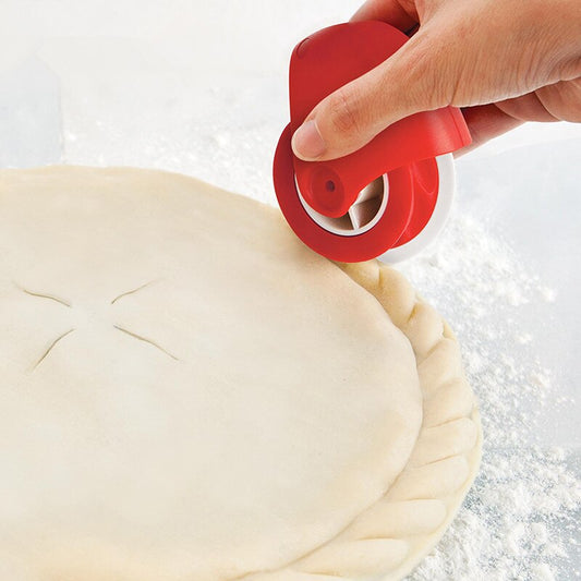 Pastry Wheel Handheld Dough Cutter 10.5 x 8 cm by HitMyNeed