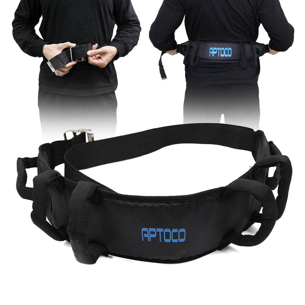 Patient Transfer Belt with 6 Handles, 300 lb Capacity by HitMyNeed