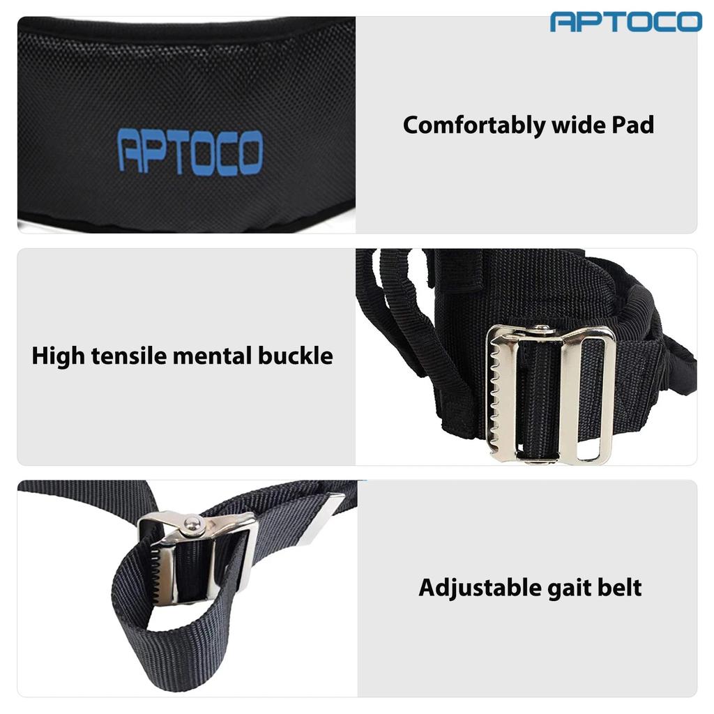 Patient Transfer Belt with 6 Handles, 300 lb Capacity by HitMyNeed