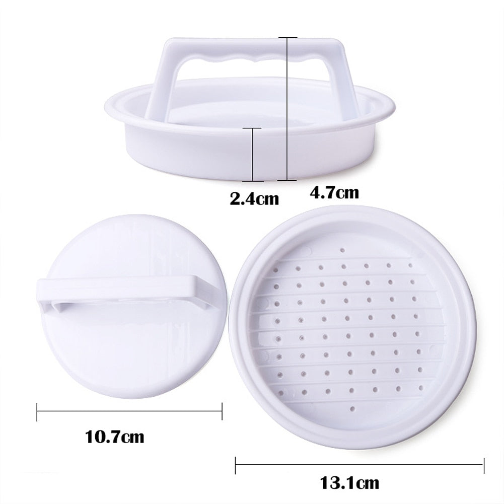 Patty Press Hamburger Mold with Handle by HitMyNeed