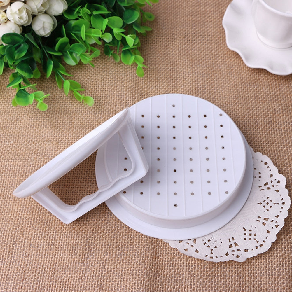 Patty Press Hamburger Mold with Handle by HitMyNeed