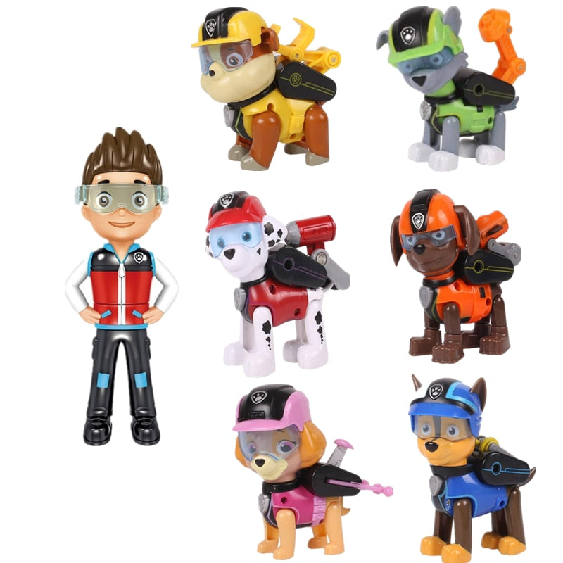 Paw Patrol Figurines Toy Set, 7-Piece Collection by HitMyNeed