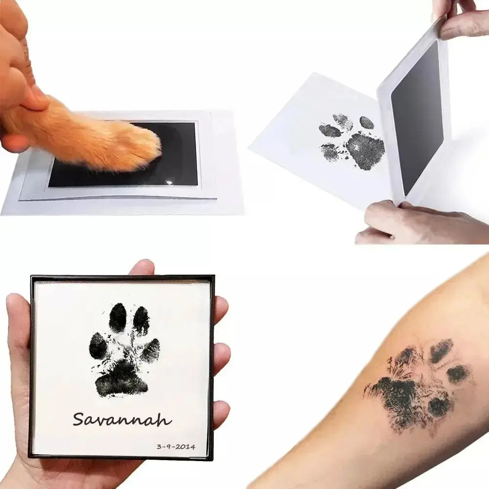 Paw Print Clean Touch Ink Pad Keepsake Kit by HitMyNeed