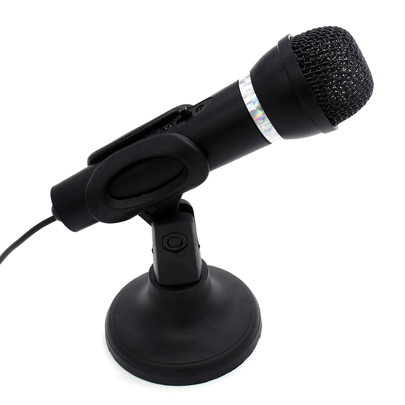 PC Condenser Microphone with Stand, 3.5mm Jack by HitMyNeed