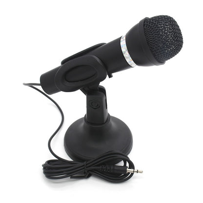 PC Condenser Microphone with Stand, 3.5mm Jack by HitMyNeed