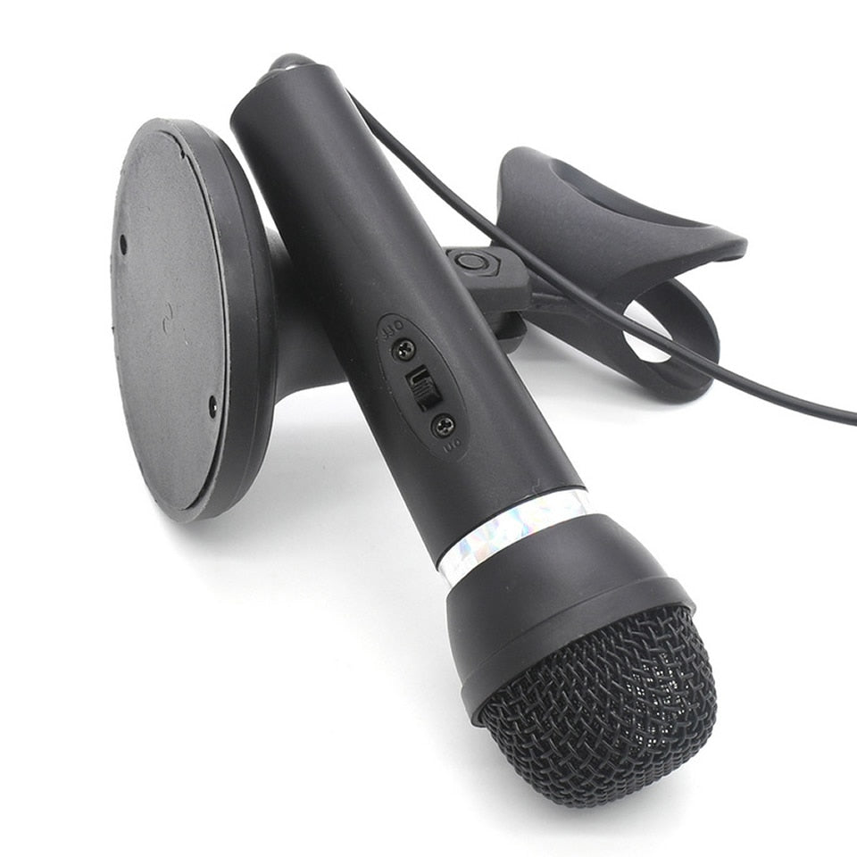 PC Condenser Microphone with Stand, 3.5mm Jack by HitMyNeed