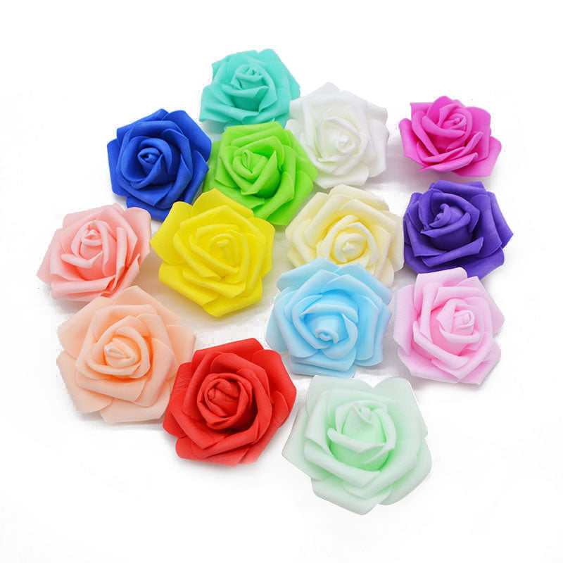 PE Foam Roses for Crafting, 7cm (Pack of 20) by HitMyNeed