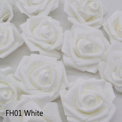 PE Foam Roses for Crafting, 7cm (Pack of 20) fh01 by HitMyNeed