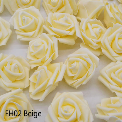 PE Foam Roses for Crafting, 7cm (Pack of 20) fh02 by HitMyNeed