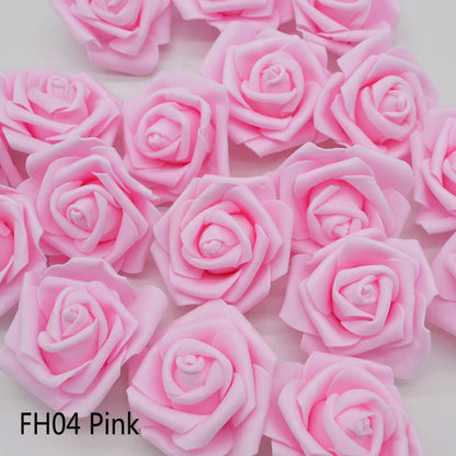 PE Foam Roses for Crafting, 7cm (Pack of 20) fh04 by HitMyNeed