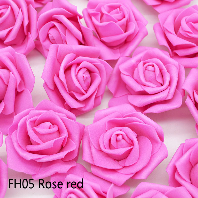 PE Foam Roses for Crafting, 7cm (Pack of 20) fh05 by HitMyNeed