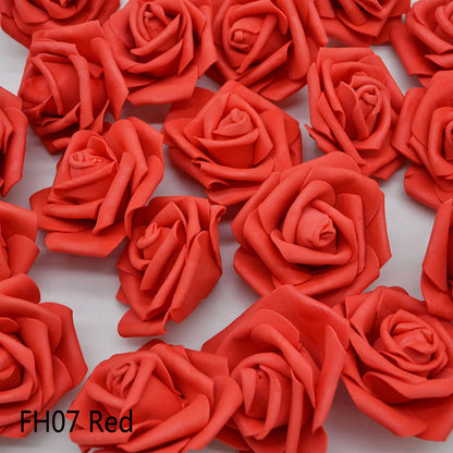 PE Foam Roses for Crafting, 7cm (Pack of 20) fh07 by HitMyNeed